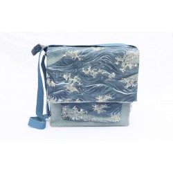 bolso mediano olas japonesas