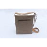 bolso mapa marron pequeño