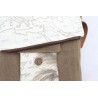 bolso mapa marron pequeño