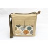 bolso mediano beige arboles
