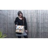 bolso mediano beige arboles