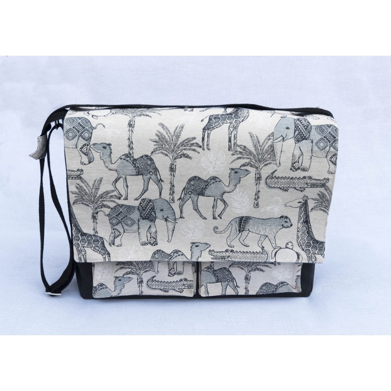 bolso grande animales selváticos