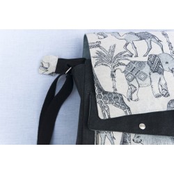 bolso grande animales selváticos