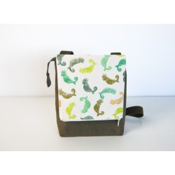 bolso pequeño camaleones beige