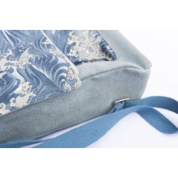 bolso mediano olas japonesas